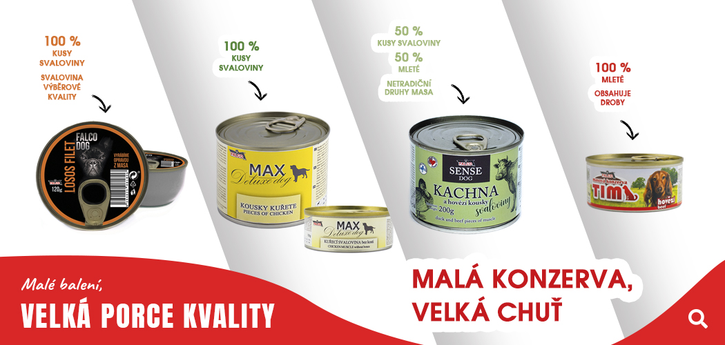 malé konzervy