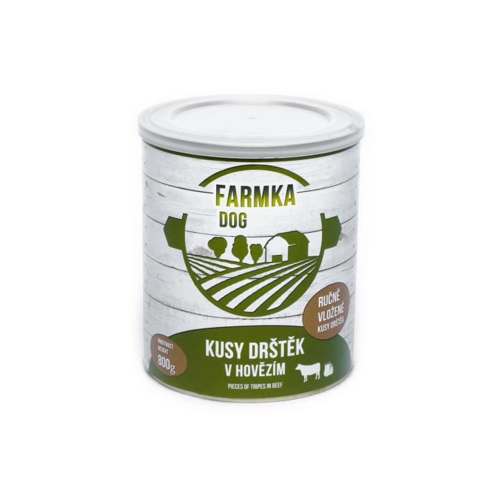 DÁREK - FARMKA DOG 800g s dršťkami