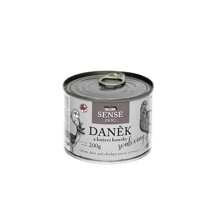 DÁREK - FALCO SENSE DOG 200g daněk a kuřecí