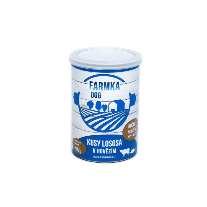 FARMKA DOG s lososem 400g