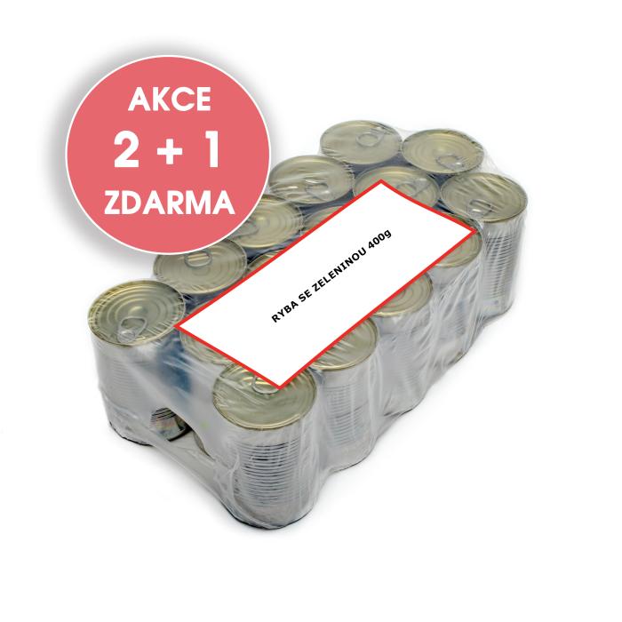 Ryba se zeleninou 400g CHOVATELSKÉ BALENÍ 15 ks