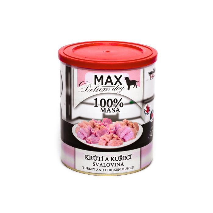 MAX krůtí a kuřecí svalovina 800g