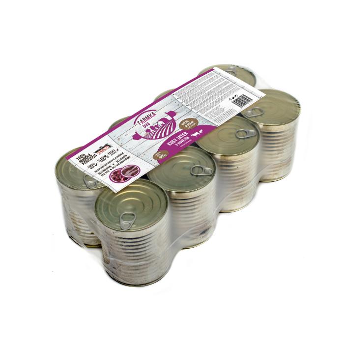 FARMKA DOG s játry 800g CHOVATELSKÉ BALENÍ 8 ks