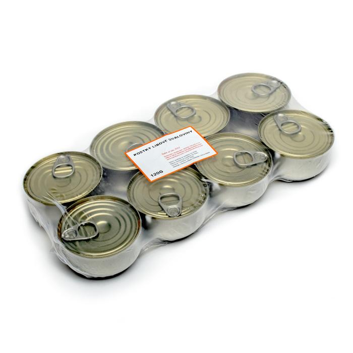 Kostky libové svaloviny 120g CHOVOVATELSKÉ BALENÍ 8 ks