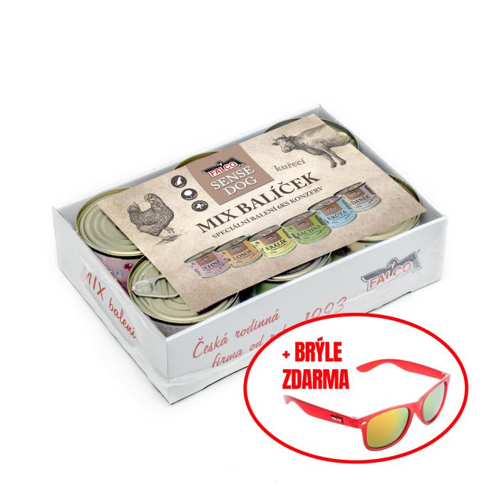 Mix balení SENSE DOG kuřecí 200g