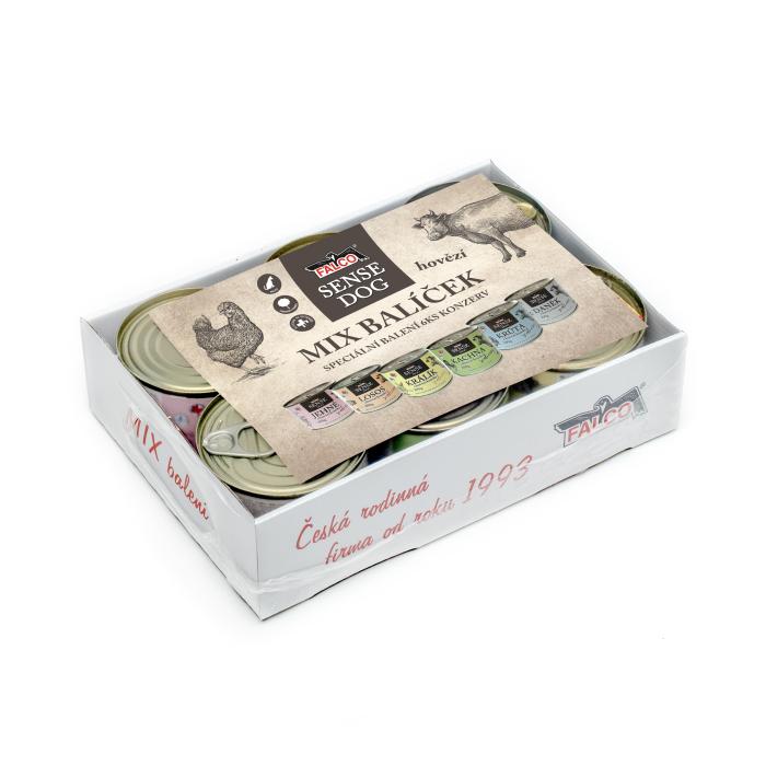Mix balení SENSE DOG hovězí 200g
