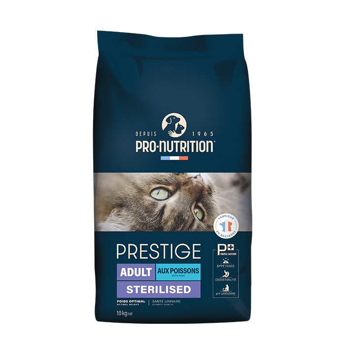 Pro-Nutrition PRESTIGE CAT adult sterilized ryba 10kg