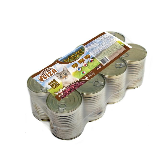 LÍZA 800g kachní CHOVATELSKÉ BALENÍ 8 ks