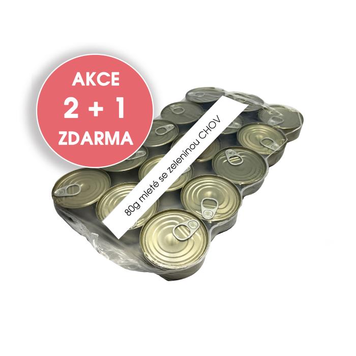 Mleté se zeleninou 80g CHOVATELSKÉ BALENÍ 15 ks