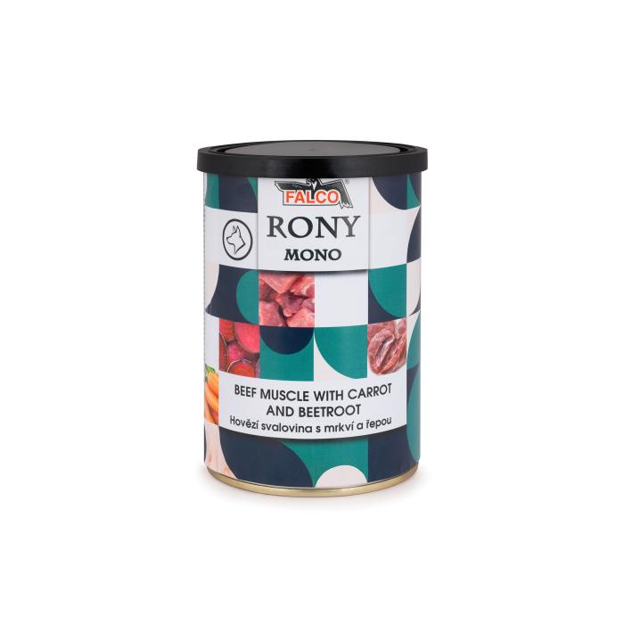RONY MONO 400g hovězí svalovina s mrkví a řepou