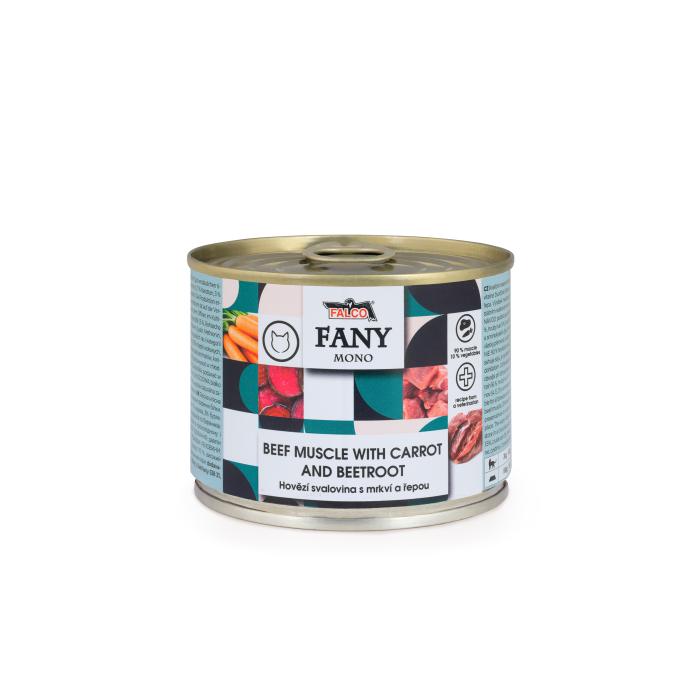 FANY MONO 200g hovězí svalovina s mrkví a řepou