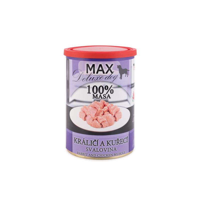 MAX králičí a kuřecí svalovina 400g