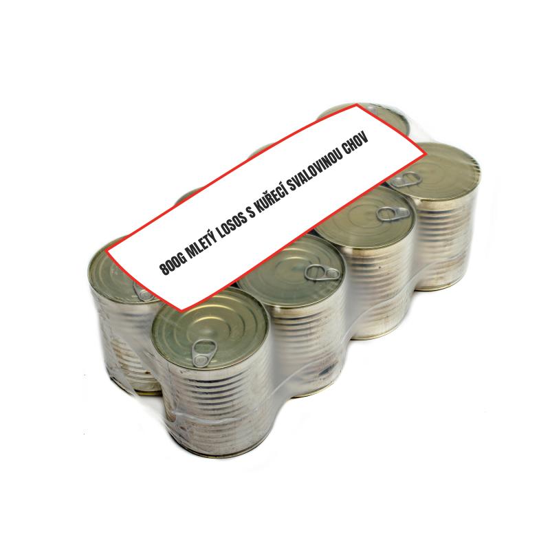 800g Mletý losos s kuřecí svalovinou CHOV