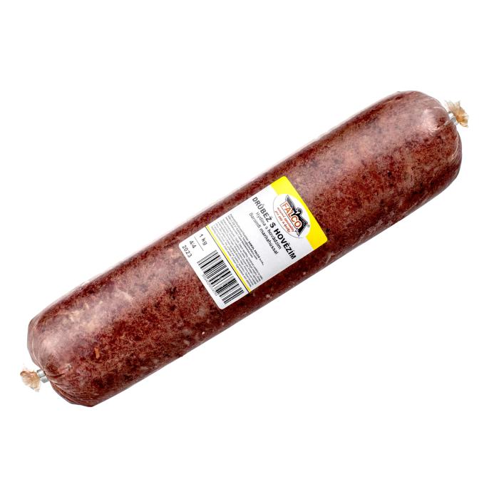 Drůbež s hovězím salám 1kg