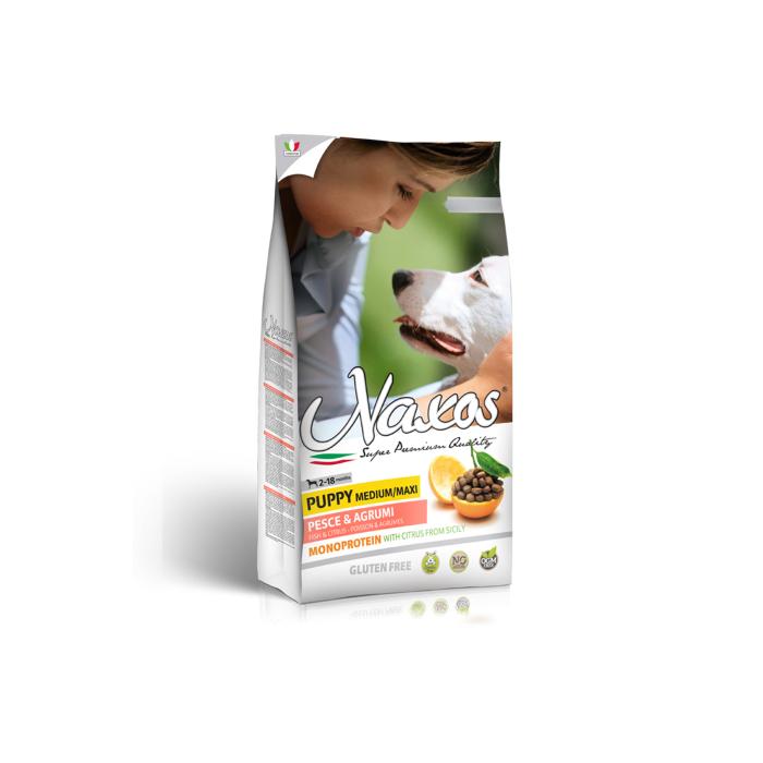 NAXOS puppy medium/maxi ryba 3kg
