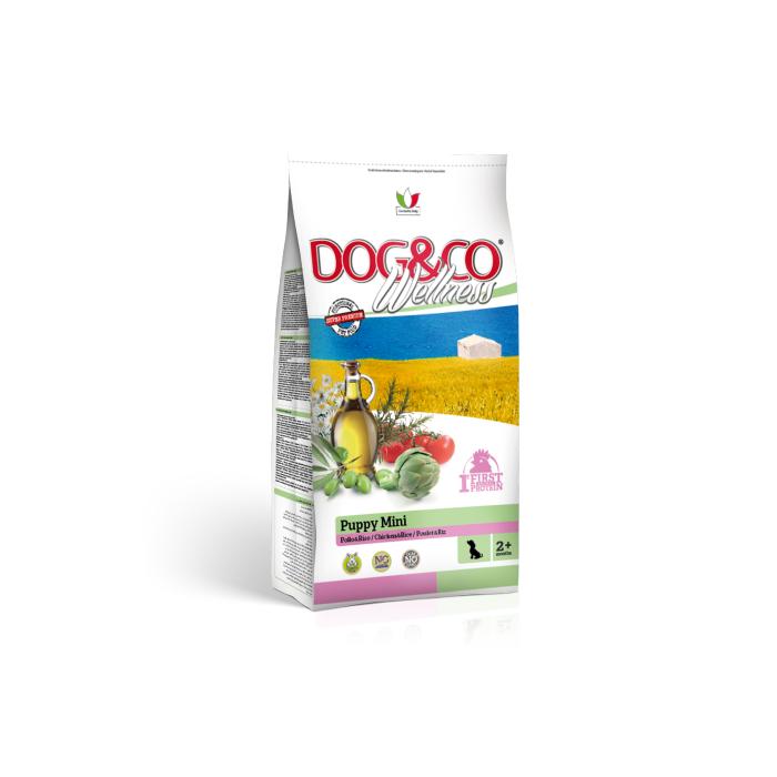 DOG&CO wellness puppy mini kuře s rýží 2,5kg