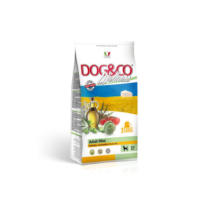 DOG&CO wellness adult mini kuře s rýží 2,5kg