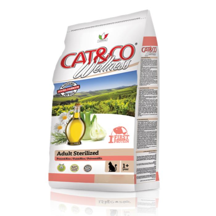 CAT&CO wellness adult sterilized ryba 10kg