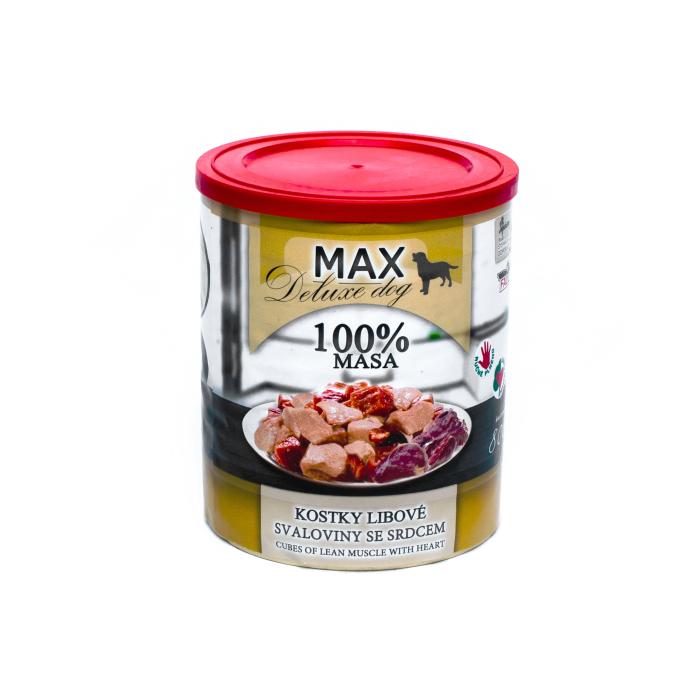 MAX kostky libové svaloviny se srdcem 800g