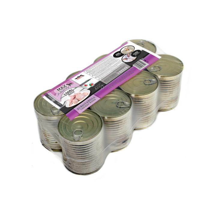 MAX kuřecí křídla 800g CHOVATELSKÉ BALENÍ 8 ks
