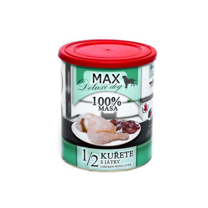 MAX 1/2 kuřete s játry 800g