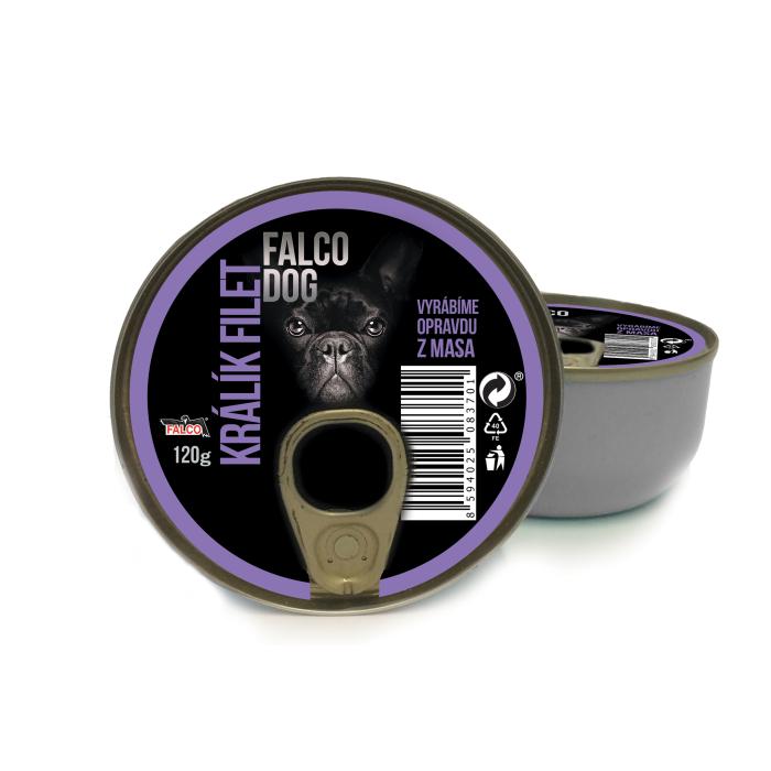 FALCO DOG králík filet 120g